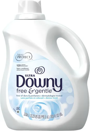 Vista 8 de Downy Acondicionador de tela ultra líquido, libre y suave, 34 onzas líquidas