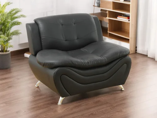 Vista 12 de Sofás de cuero, juego de sofás de sala, sofá para dormitorio, apartamento, juegos de muebles de sala de estar de cuero
