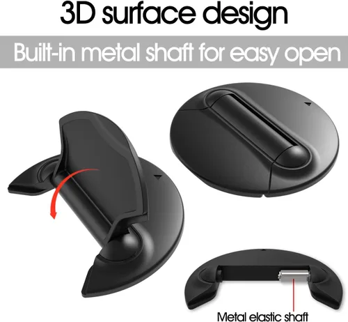Vista 13 de Soporte invisible portátil para laptop, elevador plegable para portátiles