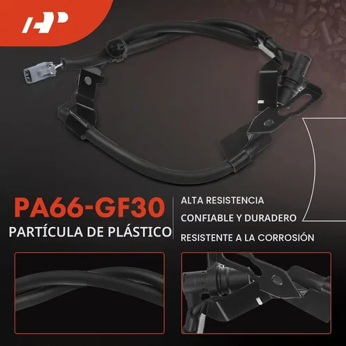 Vista 4 de A-Premium Sensor de Velocidad de Rueda ABS Compatible con Modelos Lexus - GS300 1998-2005, GS400 1998-2000, GS430 2001-2005, SC430 2002-2010, Base