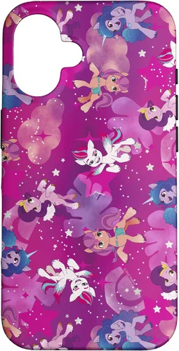 Vista 32 de My Little Pony: Una nueva generación Pink Group Pony Pattern V3 Funda para iPhone 17
