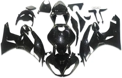Vista 17 de US STOCK - Carenado negro brillante apto para 2009-2012 ZX6R 636 ZX-6R inyección ABS plásticos posventa carrocería 2010 2011 09 10 11 12