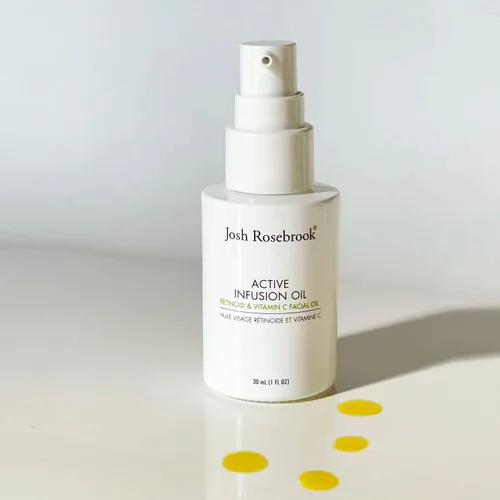 Vista 4 de Josh Rosebrook - Aceite de infusión activa Retinoide y suero facial de vitamina C mejora la textura y el tono de la piel, reduce las líneas finas