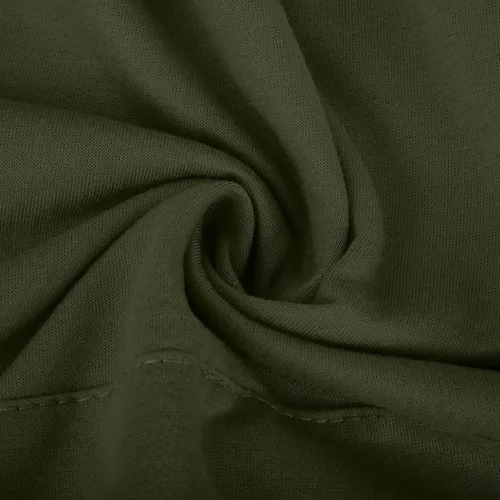 Vista 6 de Blusa irregular para mujer, con volantes, dobladillo asimétrico, talla grande, manga larga, con capucha, ropa de otoño