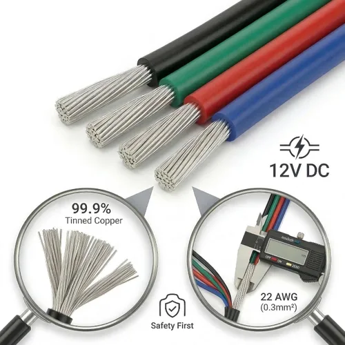 Vista 2 de EvZ 4pin cable de extensión alambre, SYNCHKG043782, 250.00watts, 12.00 volts
