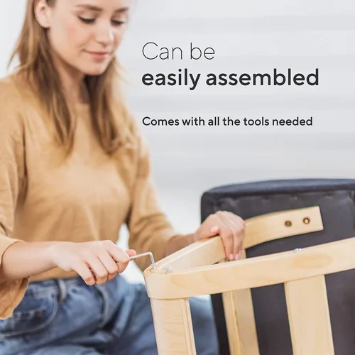Vista 6 de Silla ergonómica de rodillas con acolchado extra, soporte de postura, cómoda silla de escritorio, taburete mecedor en ángulo y asiento