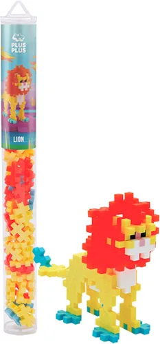 Vista 9 de Plus Plus Juego de bloques de construcción de figuras de animales 3D, 70 piezas de rompecabezas entrelazadas, divertidos juguetes de tallo