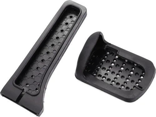 Vista 7 de X AUTOHAUX 2 piezas de cubiertas de pedales de acelerador y freno antideslizantes para Mercedes-Benz C E S GLC GLE GLK SLK CLS SL Clase GLS, pedales