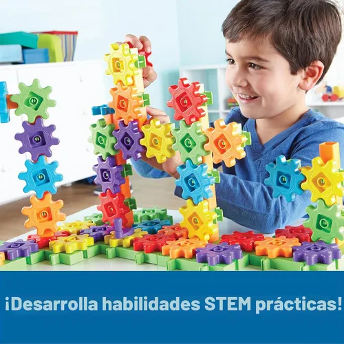 Vista 4 de Learning Resources Gears - Juego de construcción de lujo