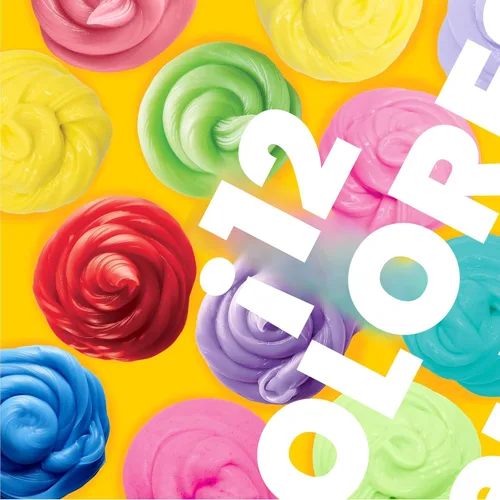 Vista 3 de Play-Doh Juego variado de 12 unidades de Playdoh súper elástico, regalos para niños, juguetes populares, recuerdos de fiesta para edades de 8 a 12