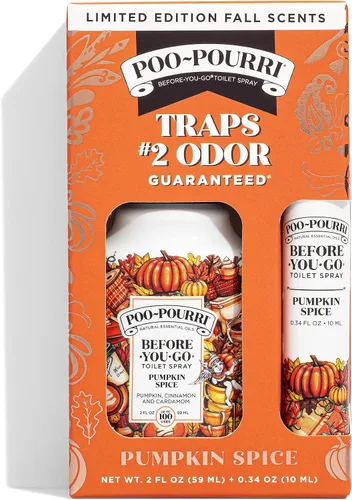 Vista 27 de Poo-Pourri Before-You-Go - Aerosol para inodoro, Bamboo Rain, 2 onzas líquidas, hasta 100 usos, desodorante para baño con aceites esenciales