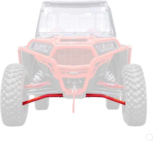 Vista 10 de SuperATV Brazos delanteros A inferiores de alta holgura resistentes para Polaris RZR XP Turbo/XP 4 Turbo 2016-2021, color negro, incluye rótulas