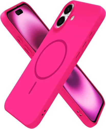 Vista 40 de Oakxco Funda de Silicona Mag Safe para iPhone 12 Pro Max, Funda Magnética Delgada y Fina Compatible con Carga Inalámbrica MagSafe, Bonita Funda