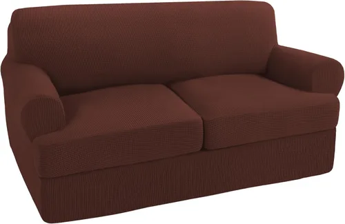 Vista 27 de Turquoize Funda para sillón con cojín en forma de T para sala de estar, funda elástica para sofá, funda suave para sillón, fundas de muebles