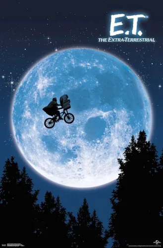 Vista 18 de Trends International E.T. The Extraterrestre - Póster de pared, 14.725 x 22.375 pulgadas, versión enmarcada de madera de granero Versión enmarcada