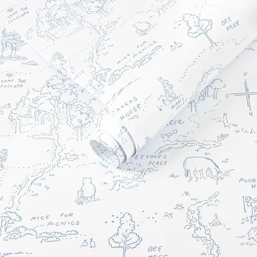 Vista 10 de Dimoon Papel tapiz floral de 78.7 x 16.1 pulgadas, papel de contacto negro grueso, papel tapiz grueso, papel tapiz delicado impermeable, hoja verde