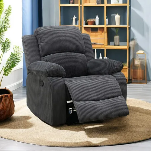 Vista 43 de Conjunto de sofá para sala de Estar, sillón reclinable de cuero transpirable, sofá de 3 plazas para cine en casa con portavasos para apartamento