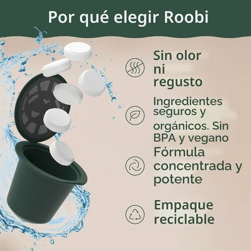 Vista 6 de Roobi Cápsulas de limpieza compatibles con Nespresso