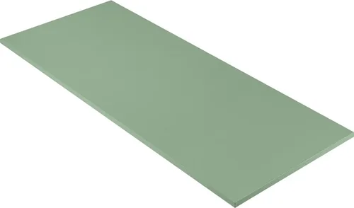 Vista 53 de 36x20 pulgadas Mesa Negra Universal, Escritorio Sólido de Una Pieza, Encimera Reversible de Melamina, Dobles Escritorios, L-Escritorio DIY