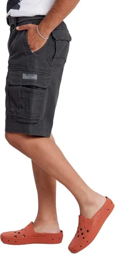 Vista 3 de Unionbay Survivor pantalones cortos de cargo con cinturón para hombre