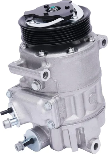 Vista 8 de Compresor de A/C para Audi A3 2005-2015 VW Golf Jetta Passat 1K0820859F 2006-2013 +Embrague