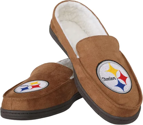 Vista 44 de FOCO Mens NFL Team Logo Moccasin Slippers