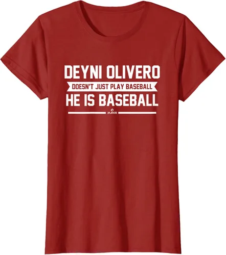Vista 8 de Camiseta de equipo para fanáticos del béisbol He is Baseball Deyni Olivero Prospect