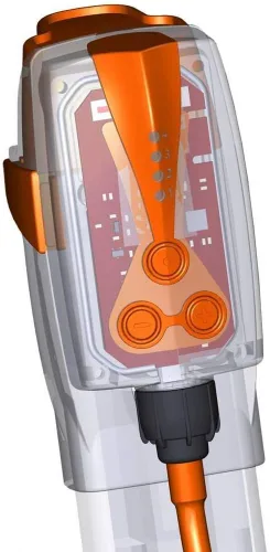 Vista 6 de Ocean Reef Aria QR+ con Soporte para Cámara y Snorkie Talkie Rosa Talla S/M
