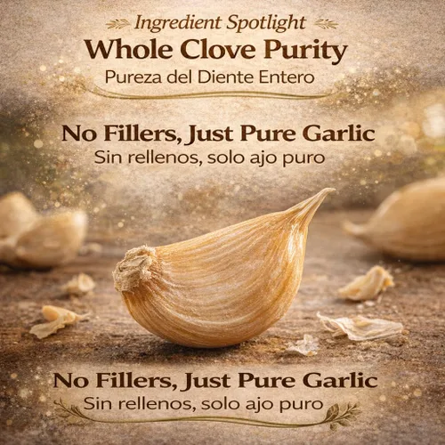 Vista 6 de Ajo Japones 100% Natural 3 oz/85 gr, Vegano, Ajo Japonés Bolsa resellable de 3 oz/85 gr. /100% Ajo Japonés Natural 3 oz/85 gr, Vegano, bolsa