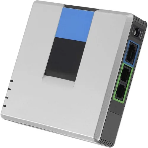 Vista 6 de Puerta de enlace VoIP desbloqueada, adaptador de teléfono de Internet PAP2T con 2 puertos para fax de soporte de voz sobre IP y voz múltiple