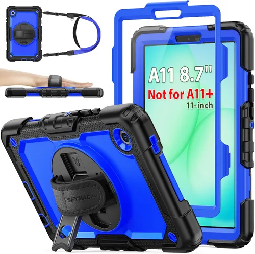 Vista 32 de SEYMAC stock Funda para Samsung Galaxy Tab A8 de 10.5 pulgadas, funda de protección contra caídas de cuerpo completo con protector de pantalla