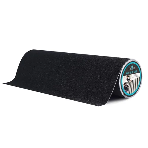 Vista 55 de Lifegrip - Cinta de tracción antideslizante, cinta de fricción de 1 pulgada x 15 pies, el mejor agarre, adhesivo abrasivo para escaleras, peldaños