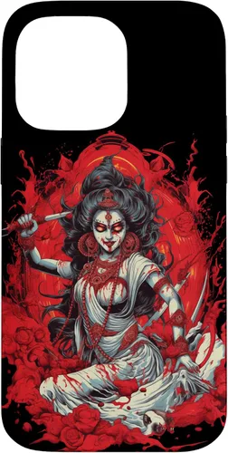 Vista 21 de iPhone 16 Kali Goddess of Death, Time and Doomsday Hindu God Occult Case