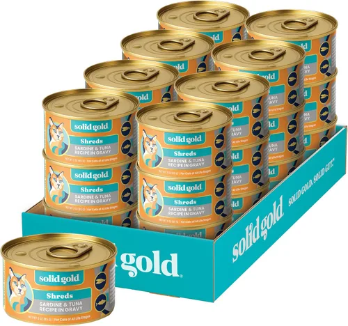 Vista 45 de Solid Gold Comida Húmeda Paté Sabor Festín - Paquete de Muestra de 3 Unidades - Comida enlatada para gatos hecha con pollo real - Sin granos
