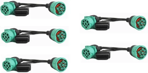 Vista 9 de Cable divisor J1939 macho a J1939 hembra y OBD2 (1 pieza)