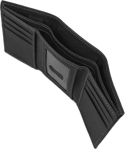 Vista 6 de Timberland Cartera triple de cuero genuino con bloqueo RFID para hombre