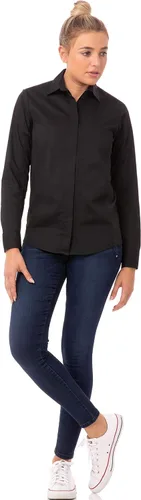 Vista 3 de Chef Works Women's Shelby Zip Front Shirt