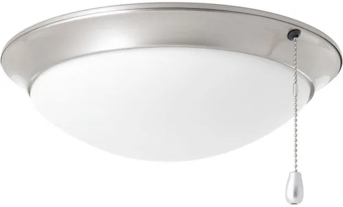Vista 10 de Progress Lighting Kit de luz universal para ventilador de techo bajo de 1 luz para ventiladores de techo de la colección AirPro, diseño de perfil