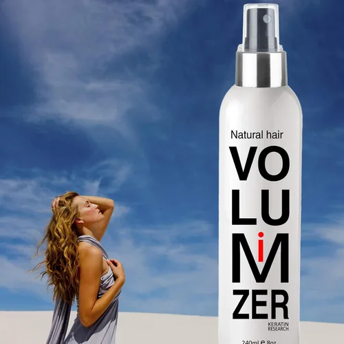 Vista 2 de KERATIN RESEARCH Spray voluminizador de cabello fino + espesante para mujeres y hombres, elevación natural instantánea para hebras más finas