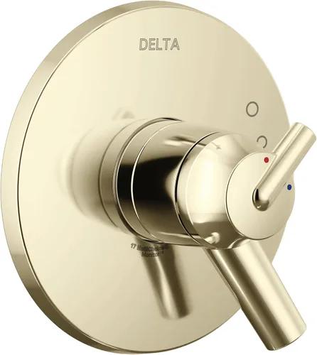 Vista 12 de Delta Faucet Trinsic Serie 17 Kit de molduras de válvula de manija de ducha de doble función, bronce champán T17059-CZ (válvula no incluida)