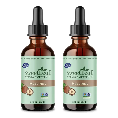 Vista 25 de Stevia líquida Sweetleaf, 2 onzas Gotas dulces, extracto orgánico de hoja de stevia, cero calorías, sin eritritol, sustituto del azúcar
