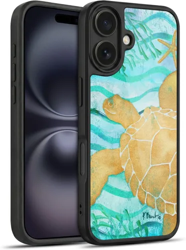 Vista 145 de Head Case Designs Officially Licensed Paul Brent Agate Mermaid Coastal Gel Armor Case [Military Grade Drop Protection] Compatible with Apple iPhone