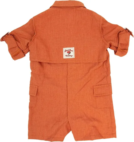 Vista 2 de Bull Red Unisex One Piece Romper Fishing Shirt Sizes