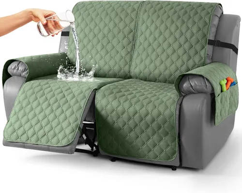 Vista 59 de TAOCOCO Fundas reclinables 100% impermeables, con correas para las piernas, funda de sofá reclinable reversible para silla reclinable, protector