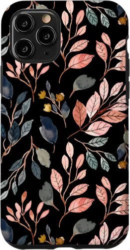 Vista 27 de iPhone 16 Green Botanical Fern Foliage Watercolor Floral Pattern Case
