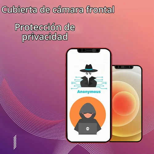 Vista 7 de Funda para cámara frontal de teléfono, funda para cámara web compatible con iPhone X/XS/XR/XS Max, iPhone 11/11 Pro/11 Pro Max, iPhone 12/12 Mini