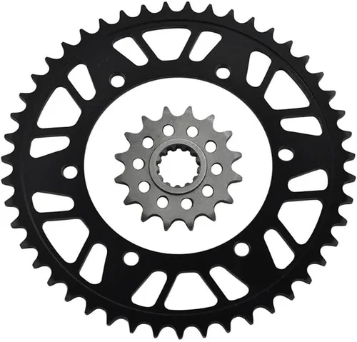 Vista 5 de 525 CNC 16T 46T Piñón trasero delantero de la motocicleta para FZ8 N NA 39P FZ8 S SA Fazer 8 42P FZ 8 2010-2015 piezas de repuesto (16T)