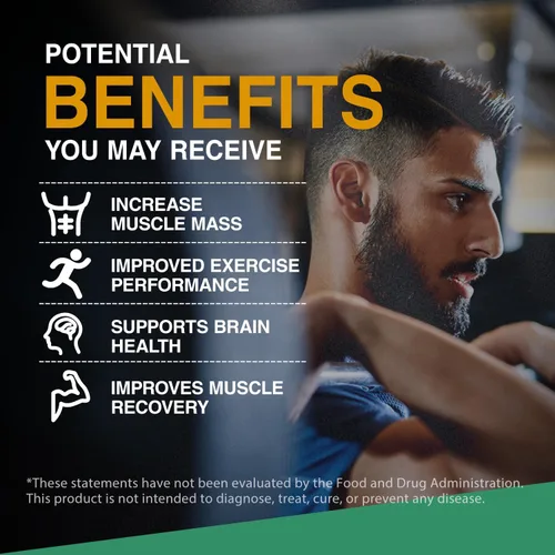 Vista 3 de Cápsulas de monohidrato de creatina, píldoras de creatina pura micronizadas para mejorar el entrenamiento y el crecimiento muscular para hombres