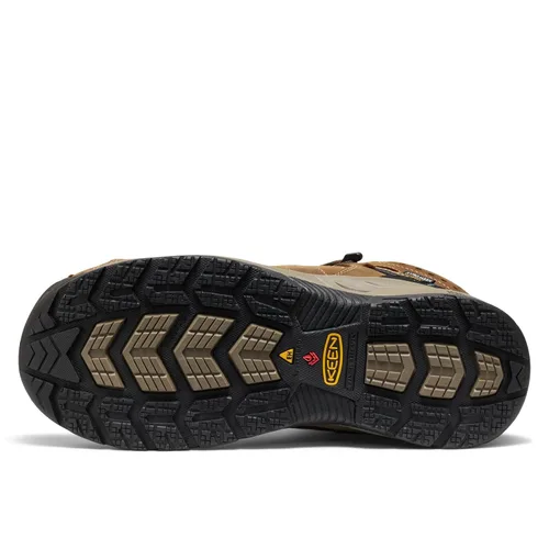 Vista 6 de KEEN Utility Men's Flint 2 VersaTREAD Non Slip Mid Height Steel Toe Waterproof Work Boots, Cascade Brown, 10 D Marrón (Cascade Brown)