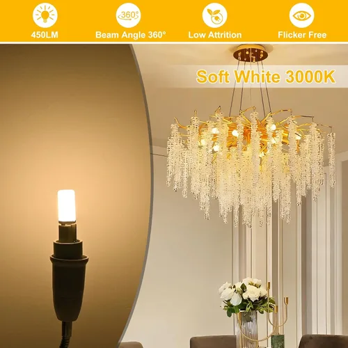 Vista 7 de Bombilla LED G9 Base Bi-pin 4W Equivalente 40W 120V para T4 G9 Halógeno